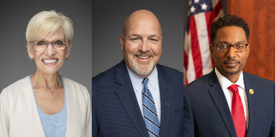 Commissioners Marilyn Brown, John O'Grady, & Kevin L. Boyce