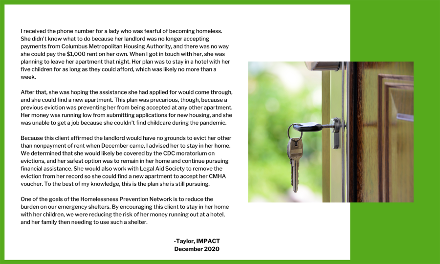 Homelessness Prevention Network testimonial